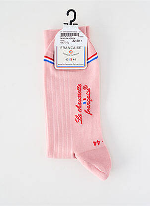 Kojinės tamprumas rožinė LA CHAUSSETTE FRANÇAISE moteris