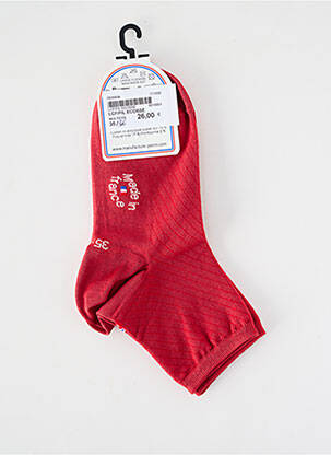 Kojinės tamprumas raudona LA CHAUSSETTE FRANÇAISE moteris