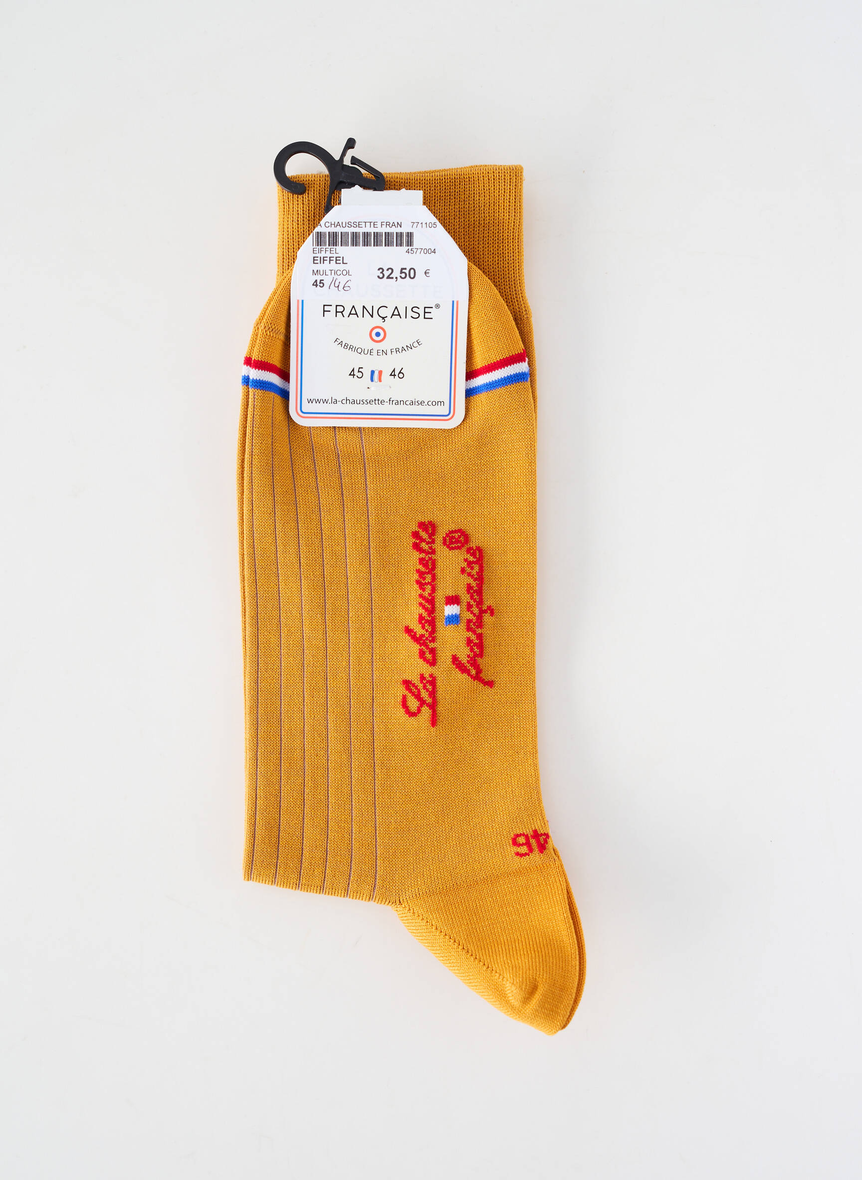 Kojinės tamprumas geltona LA CHAUSSETTE FRANÇAISE moteris
