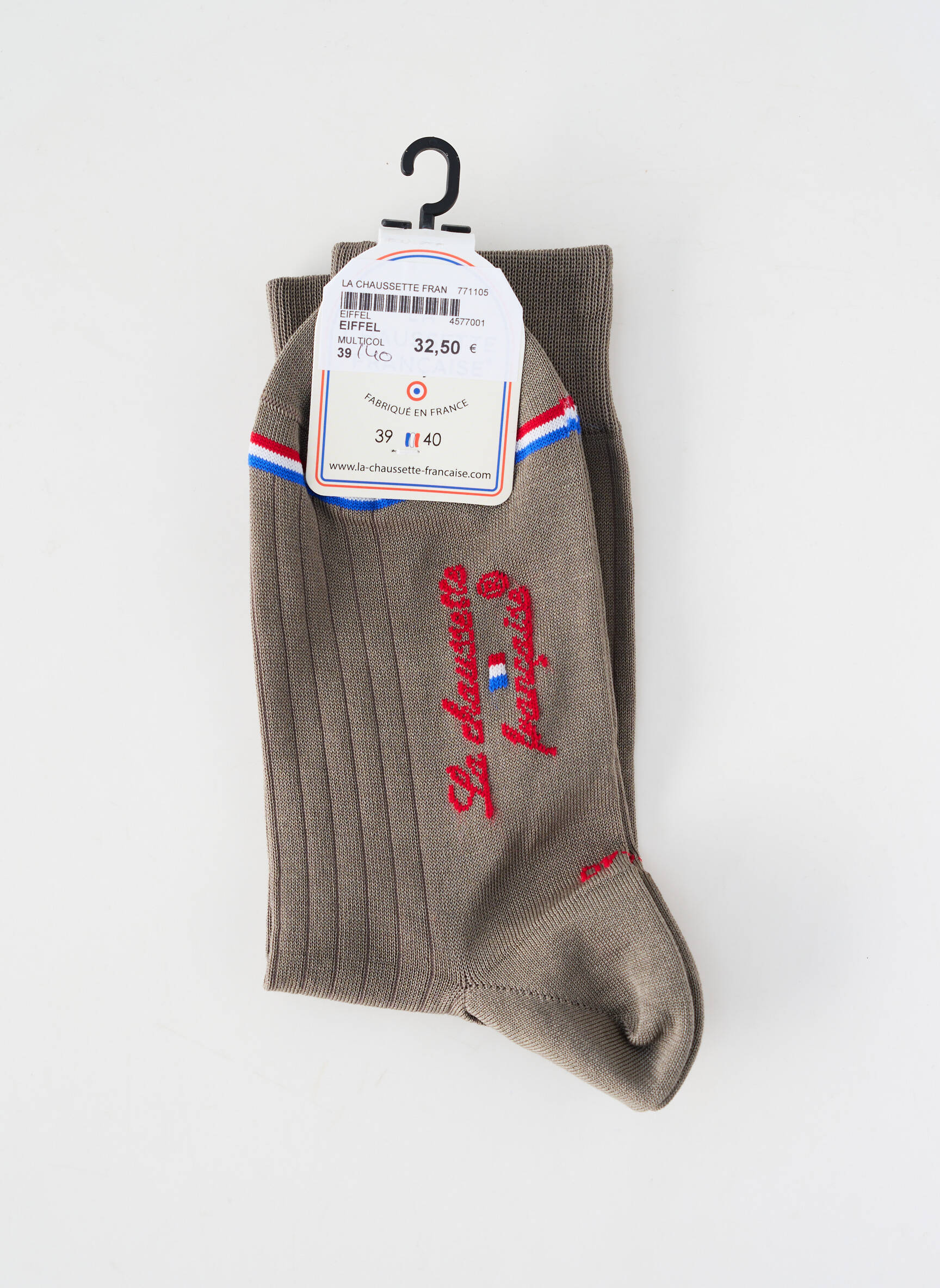 Kojinės tamprumas žalias LA CHAUSSETTE FRANÇAISE moteris
