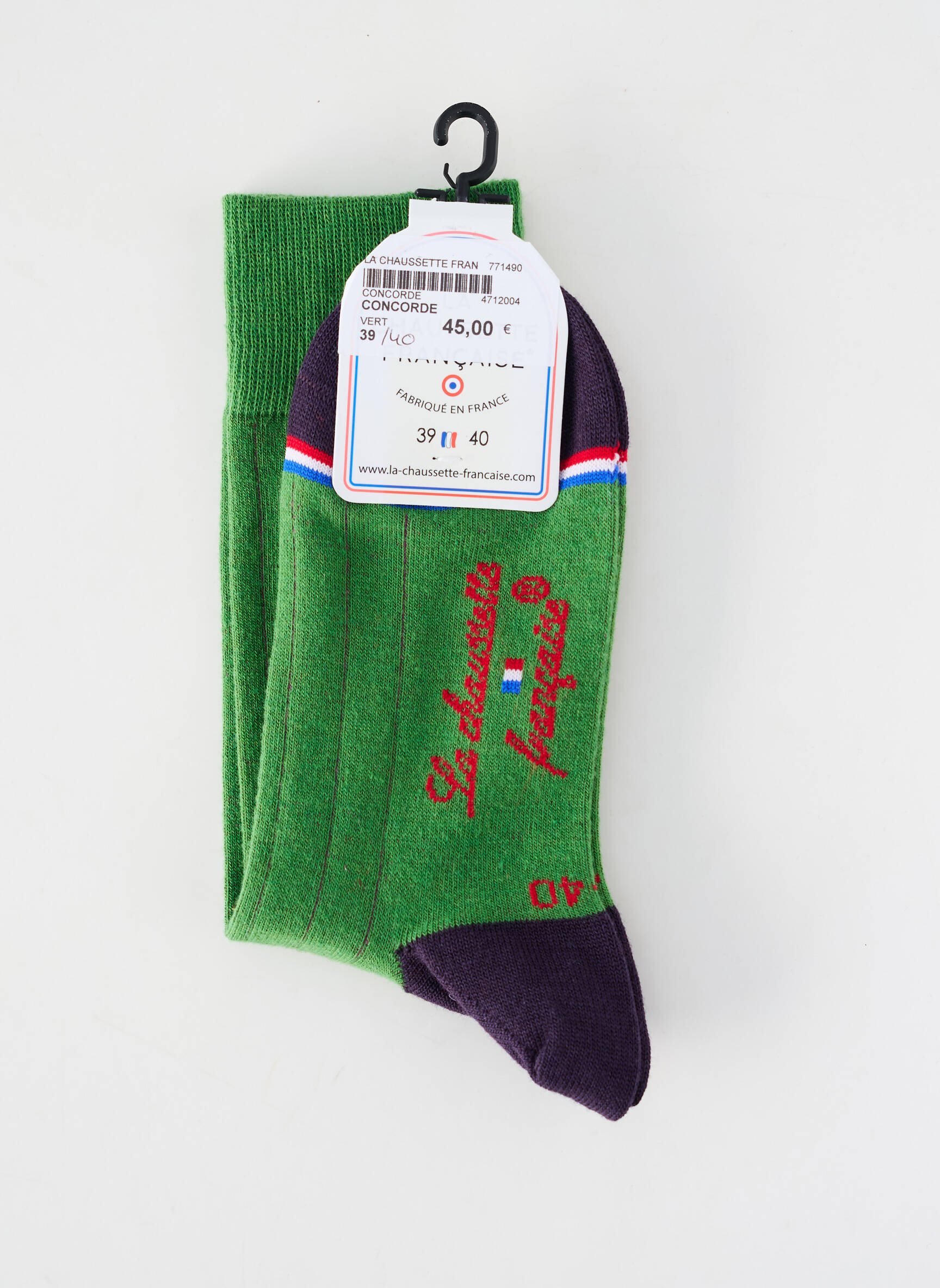 Kojinės tamprumas žalias LA CHAUSSETTE FRANÇAISE vyras