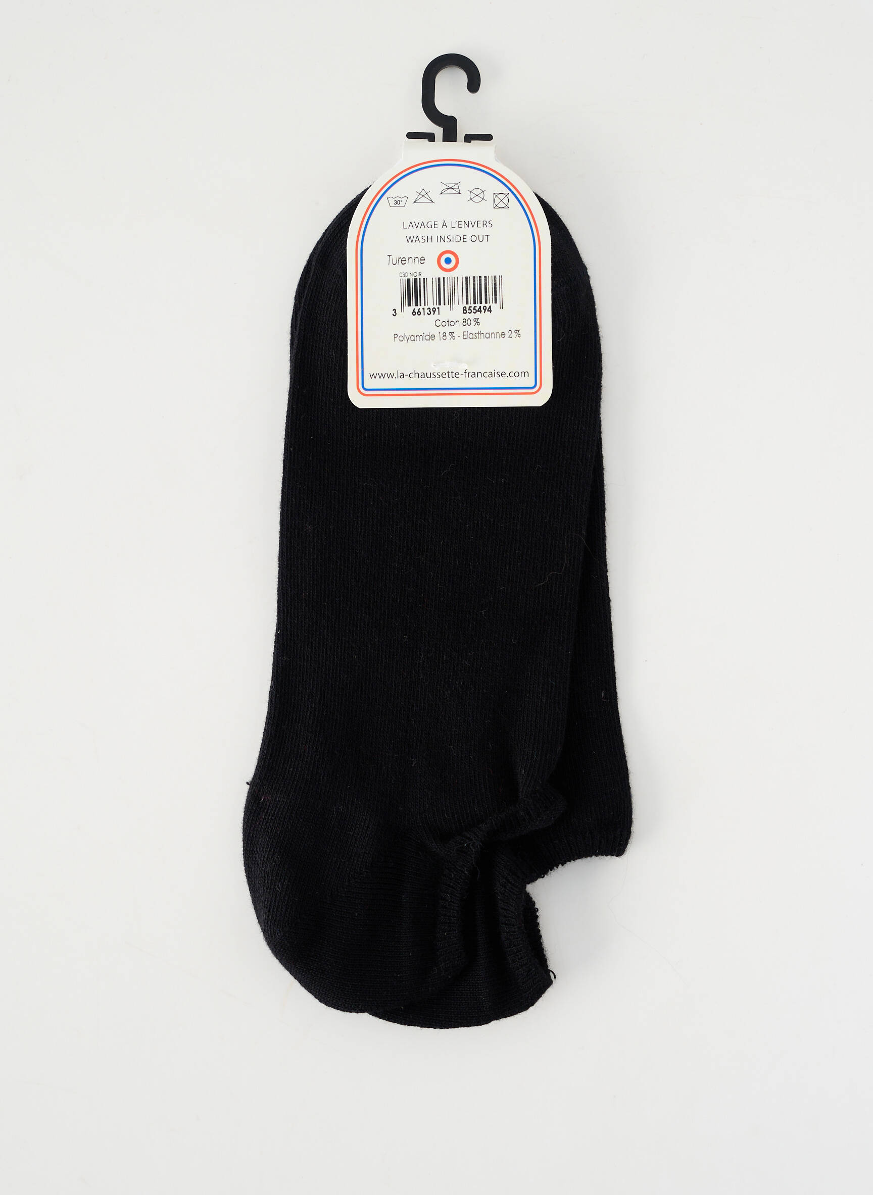 Kojinės tamprumas juodas LA CHAUSSETTE FRANÇAISE moteris