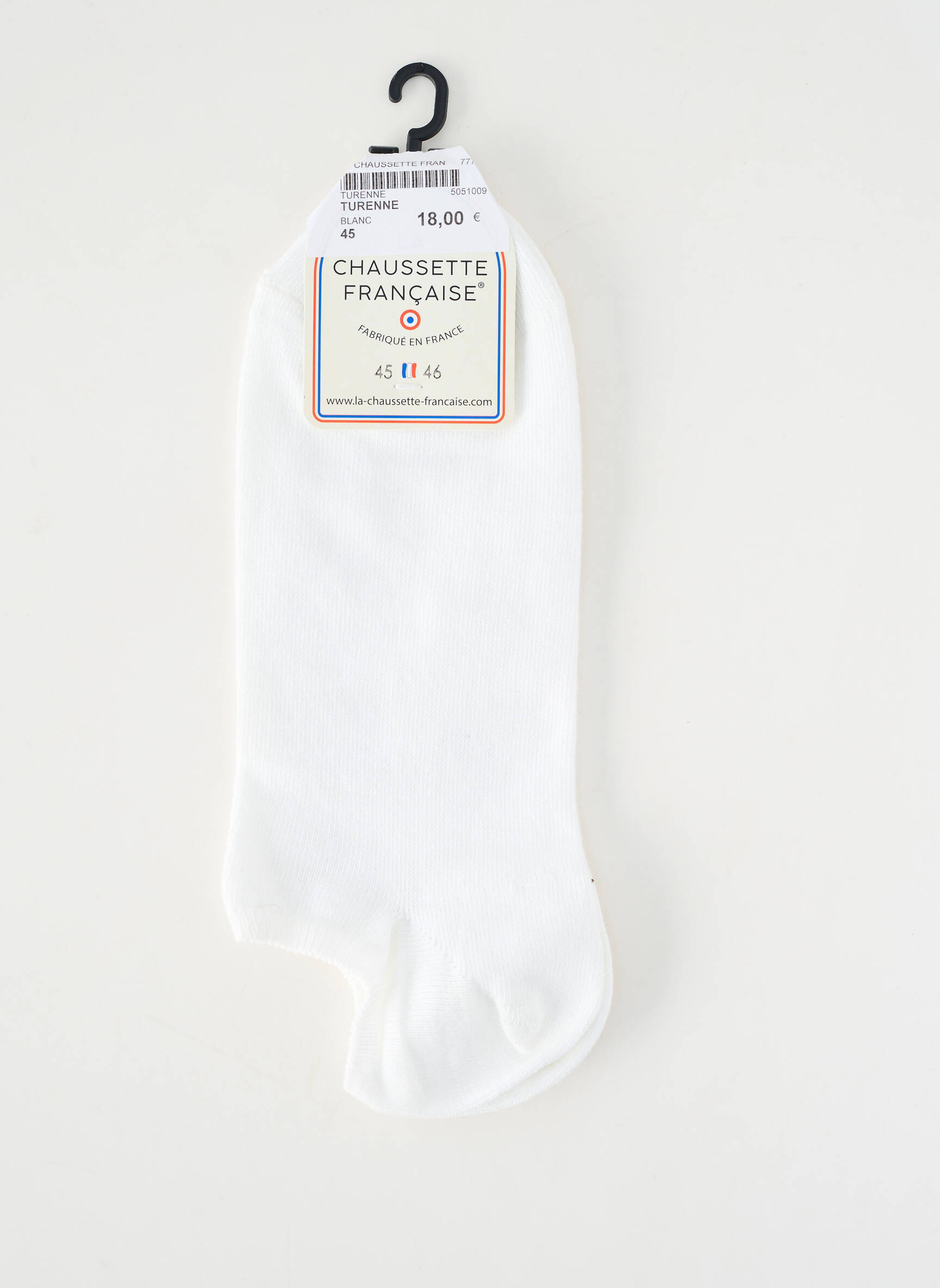 Kojinės tamprumas baltas LA CHAUSSETTE FRANÇAISE moteris
