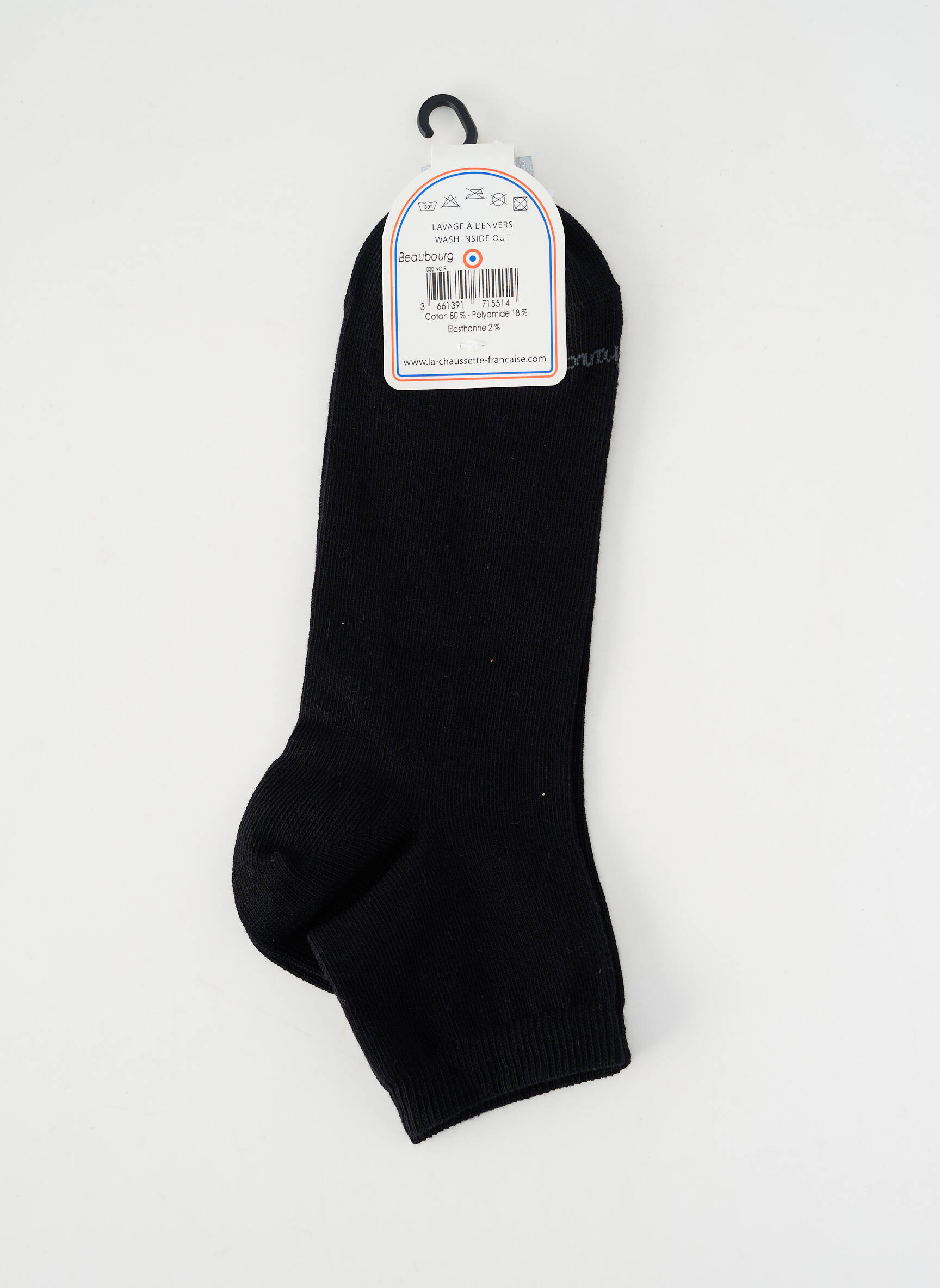 Kojinės tamprumas juodas LA CHAUSSETTE FRANÇAISE vyras