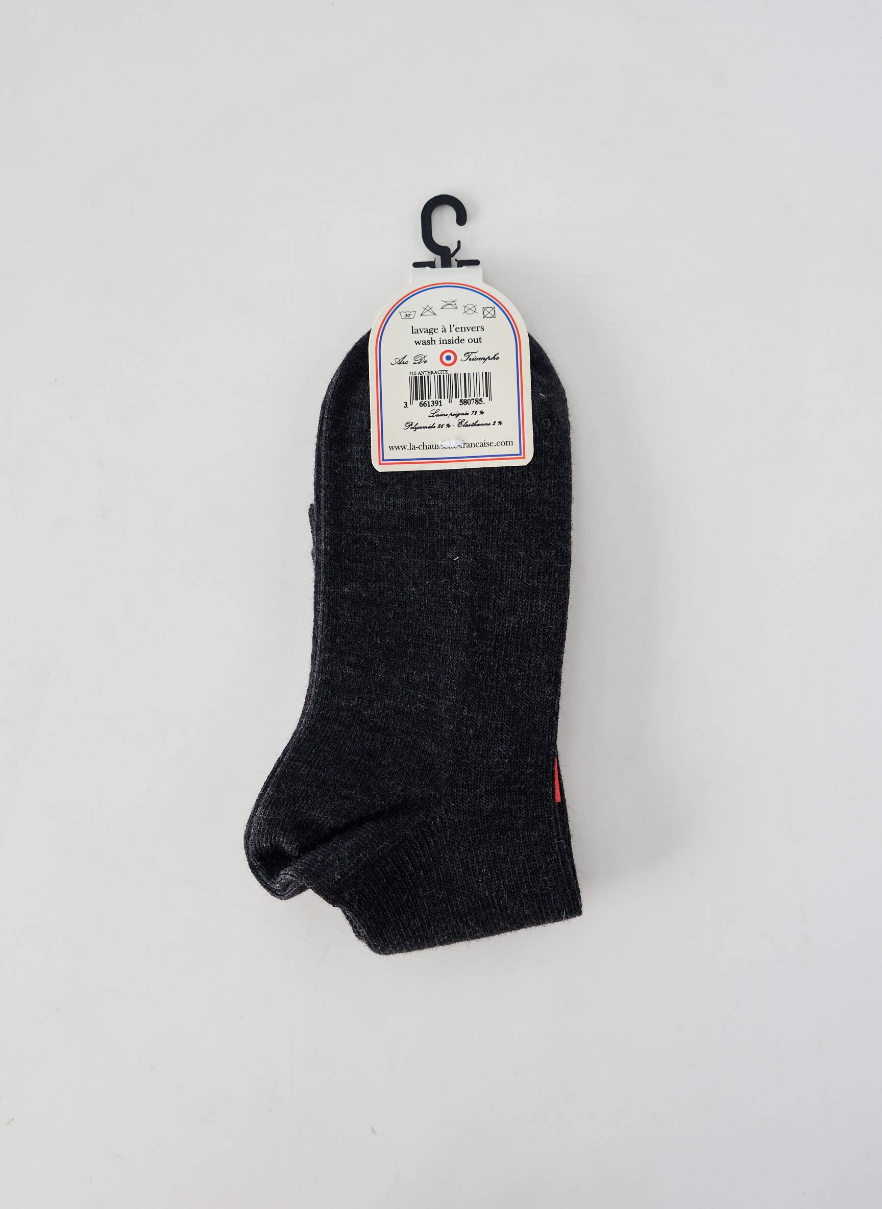 Kojinės tamprumas pilka LA CHAUSSETTE FRANÇAISE vyras