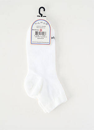 Kojinės tamprumas baltas LA CHAUSSETTE FRANÇAISE moteris