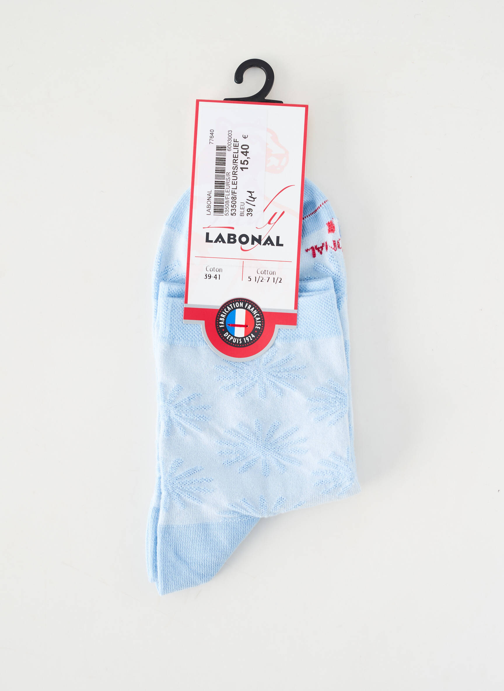 Kojinės fantazijos raštas mėlyna LABONAL moteris