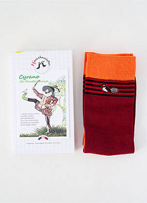 Kojinės fantazijos raštas raudona M'MES CHAUSSETTES vyras