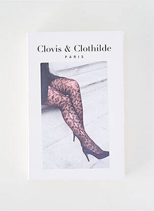 Kojinės tamprumas juodas CLOVIS & CLOTHILDE moteris