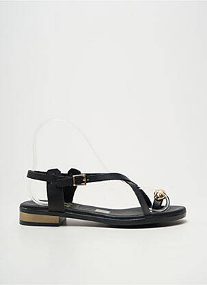 Šlepetės satino audinys plokščias kulnas iki 3 cm juodas OH ! MY SANDALS moteris