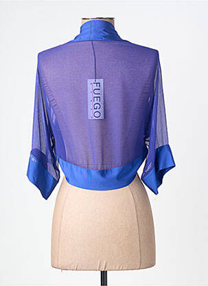 Bolero 3/4 rankovės mėlyna FUEGO WOMAN moteris