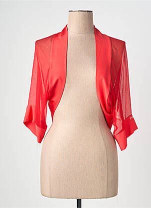 Bolero 3/4 rankovės raudona FUEGO WOMAN moteris