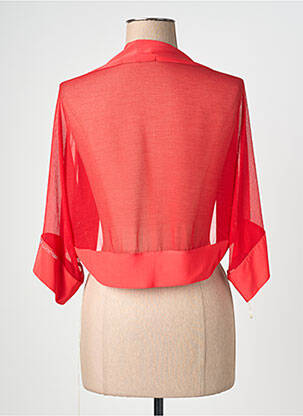 Bolero 3/4 rankovės raudona FUEGO WOMAN moteris