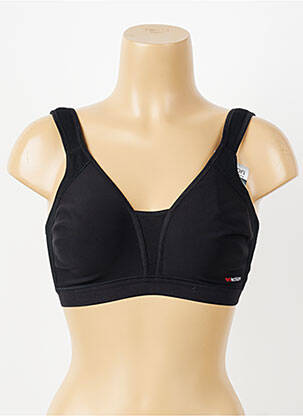 Liemenėlė be rėmo pilnas palaikantis liemenėlės viršus juodas TRIACTION BY TRIUMPH moteris