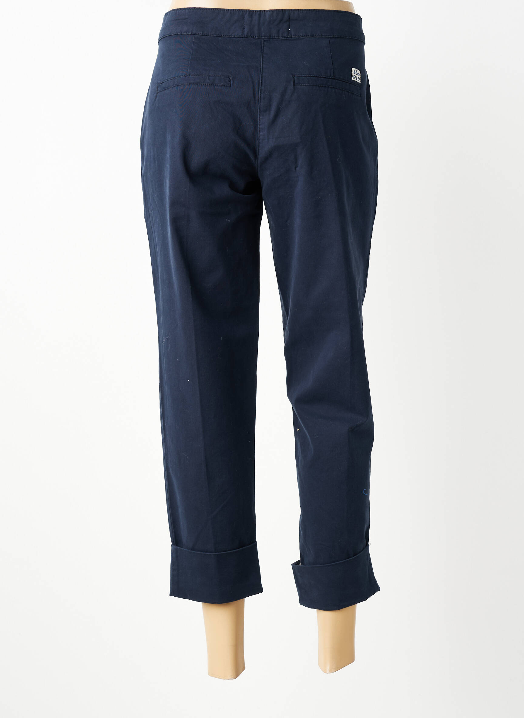 Chino kelnė popelinos audinys, kuris pasižymi lygiu ir tankiu paviršiumi. normala dydis mėlyna LEE COOPER moteris