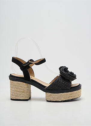 Espadrilės užsegimas kilpa(s) kulnas nuo 7 iki 9 cm juodas GAIMO moteris