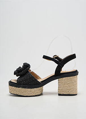 Espadrilės užsegimas kilpa(s) kulnas nuo 7 iki 9 cm juodas GAIMO moteris