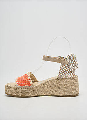 Espadrilės užsegimas kilpa(s) kulnas nuo 4 iki 6 cm oranžinė VIDORRETA moteris