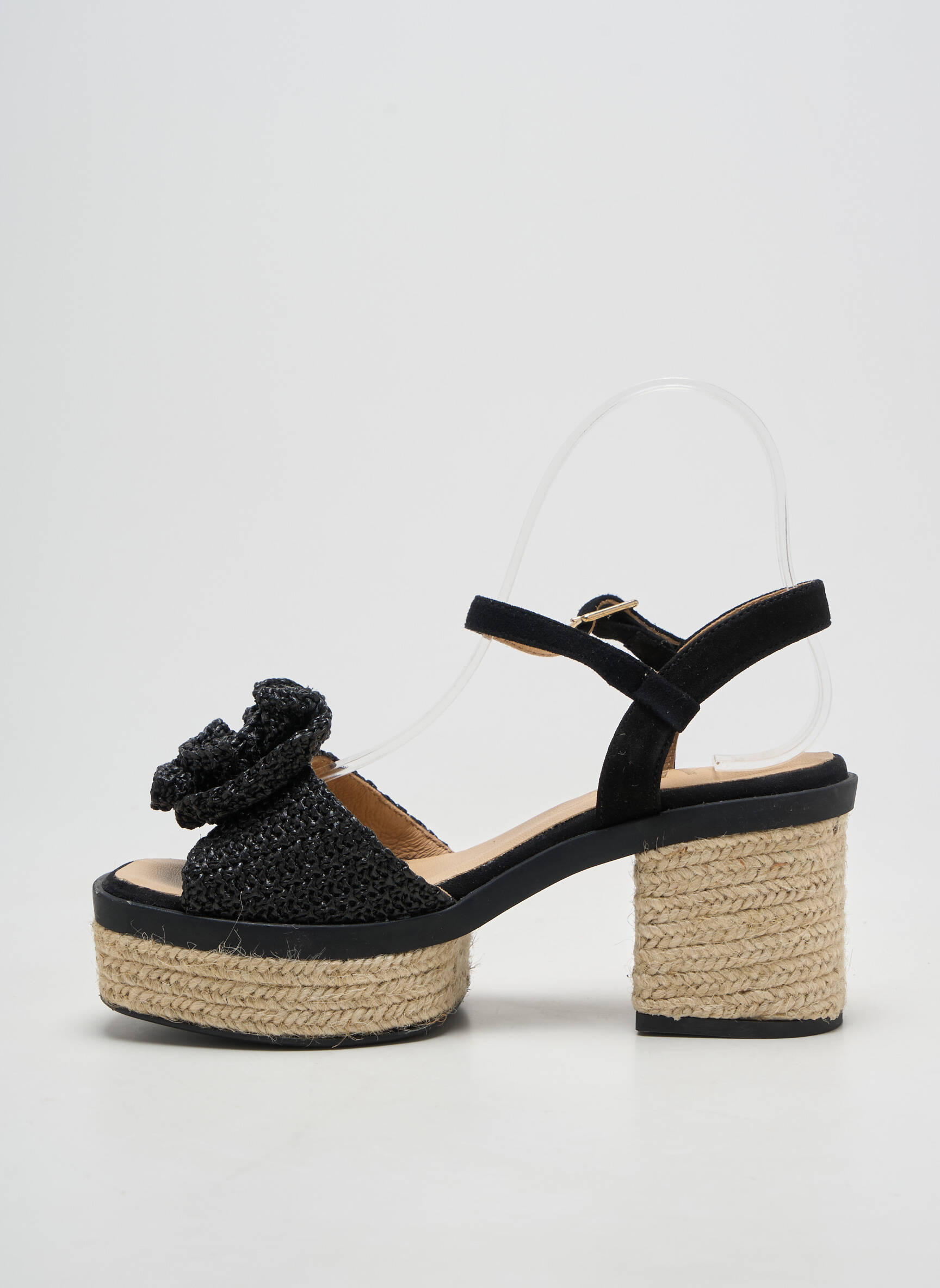 Espadrilės užsegimas kilpa(s) kulnas nuo 7 iki 9 cm juodas GAIMO moteris