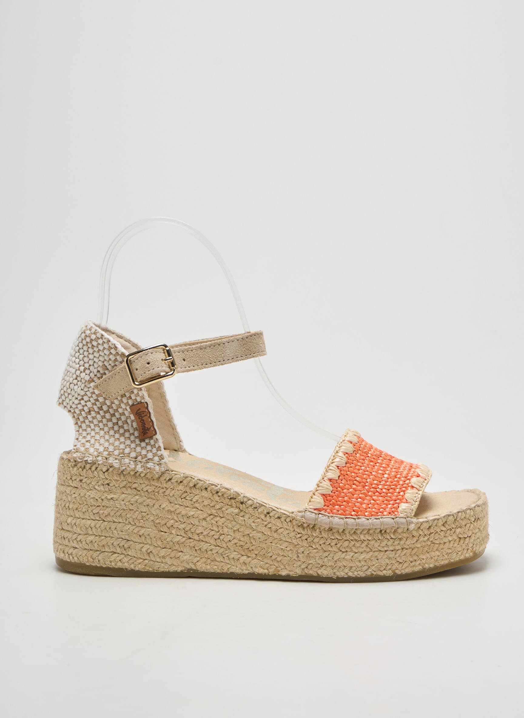 Espadrilės užsegimas kilpa(s) kulnas nuo 4 iki 6 cm oranžinė VIDORRETA moteris