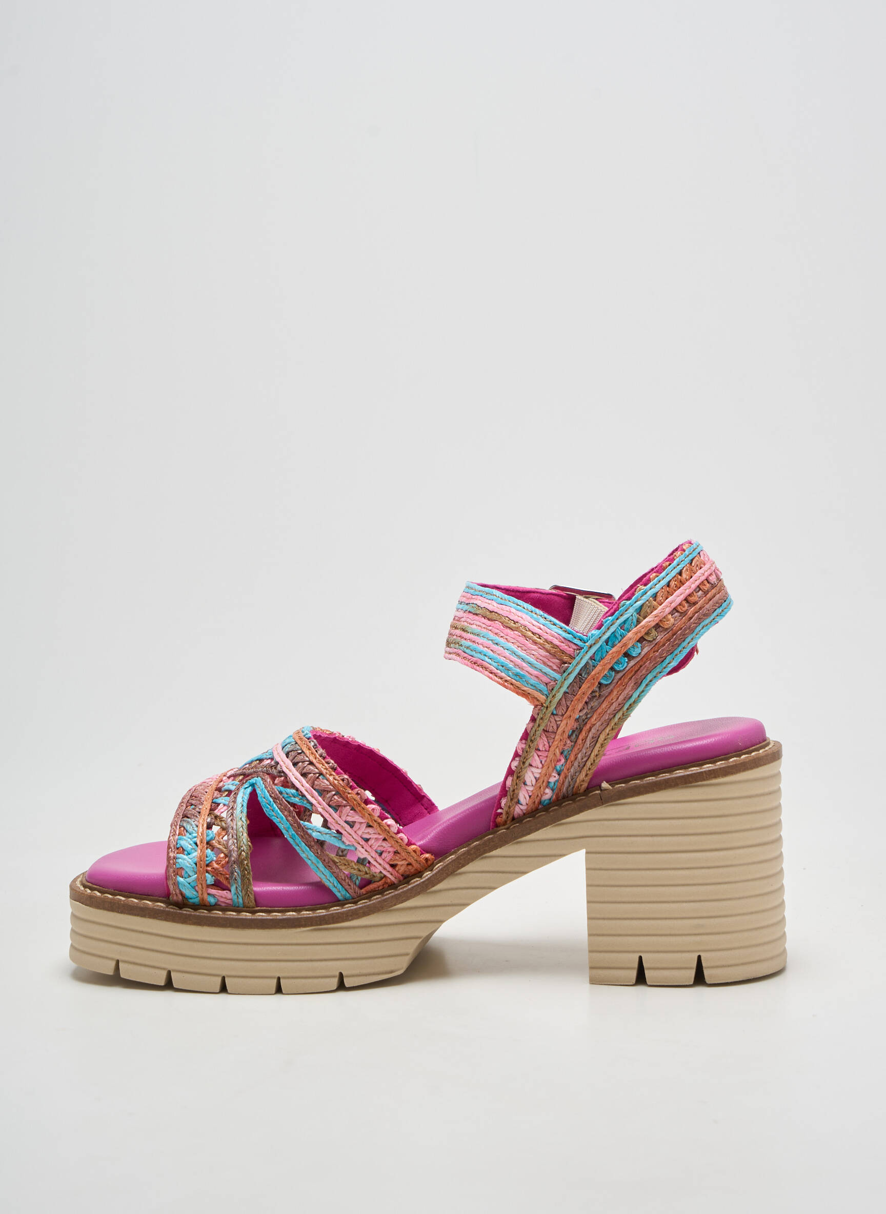 Sandalai/nu pėdos užsegimas kilpa(s) kulnas nuo 7 iki 9 cm rožinė SOFTWAVES moteris