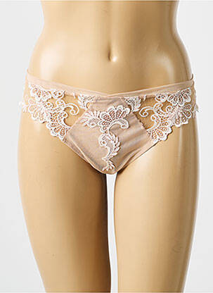 Tanga permatomas tiulis kremas LISE CHARMEL moteris