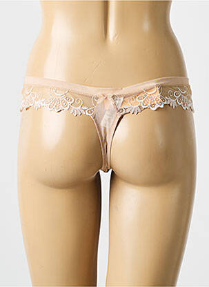 Tanga permatomas tiulis kremas LISE CHARMEL moteris