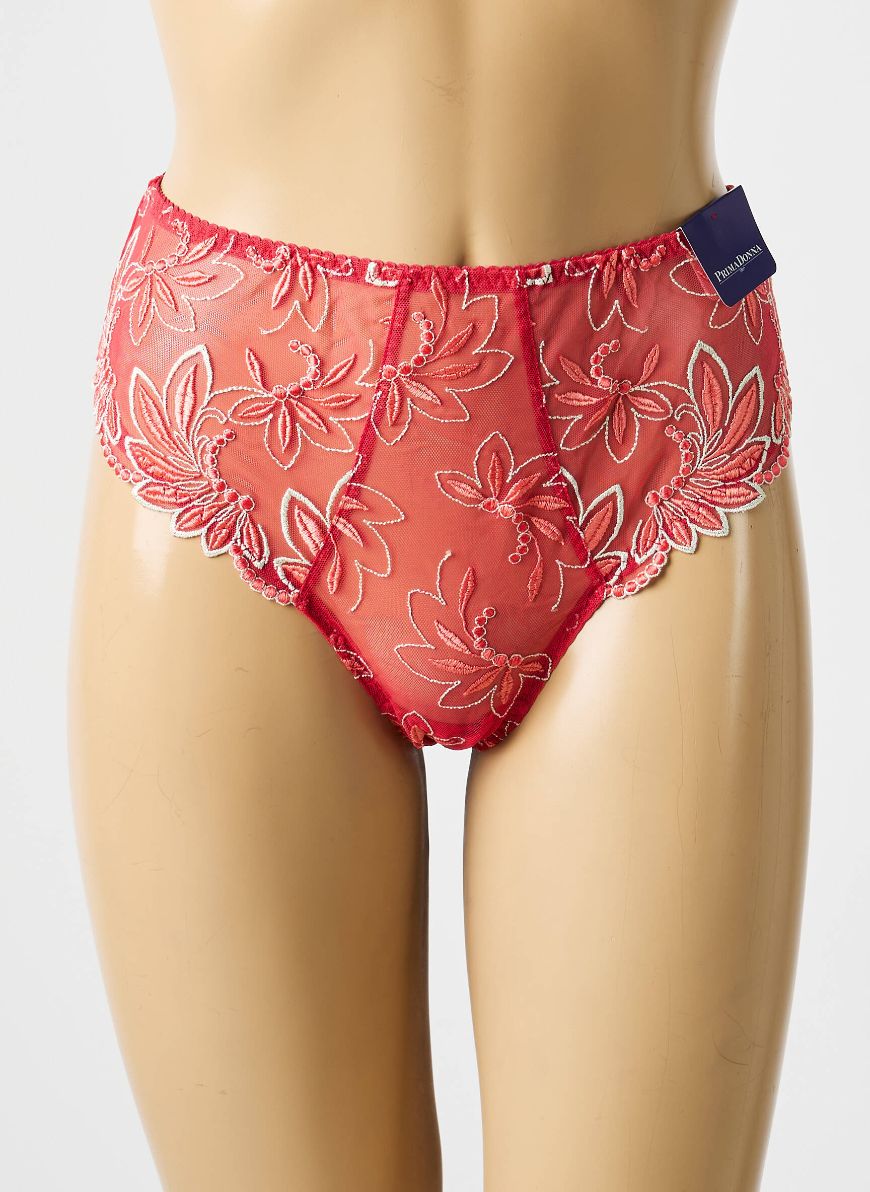 Tanga tamprumas raudona PRIMADONNA moteris