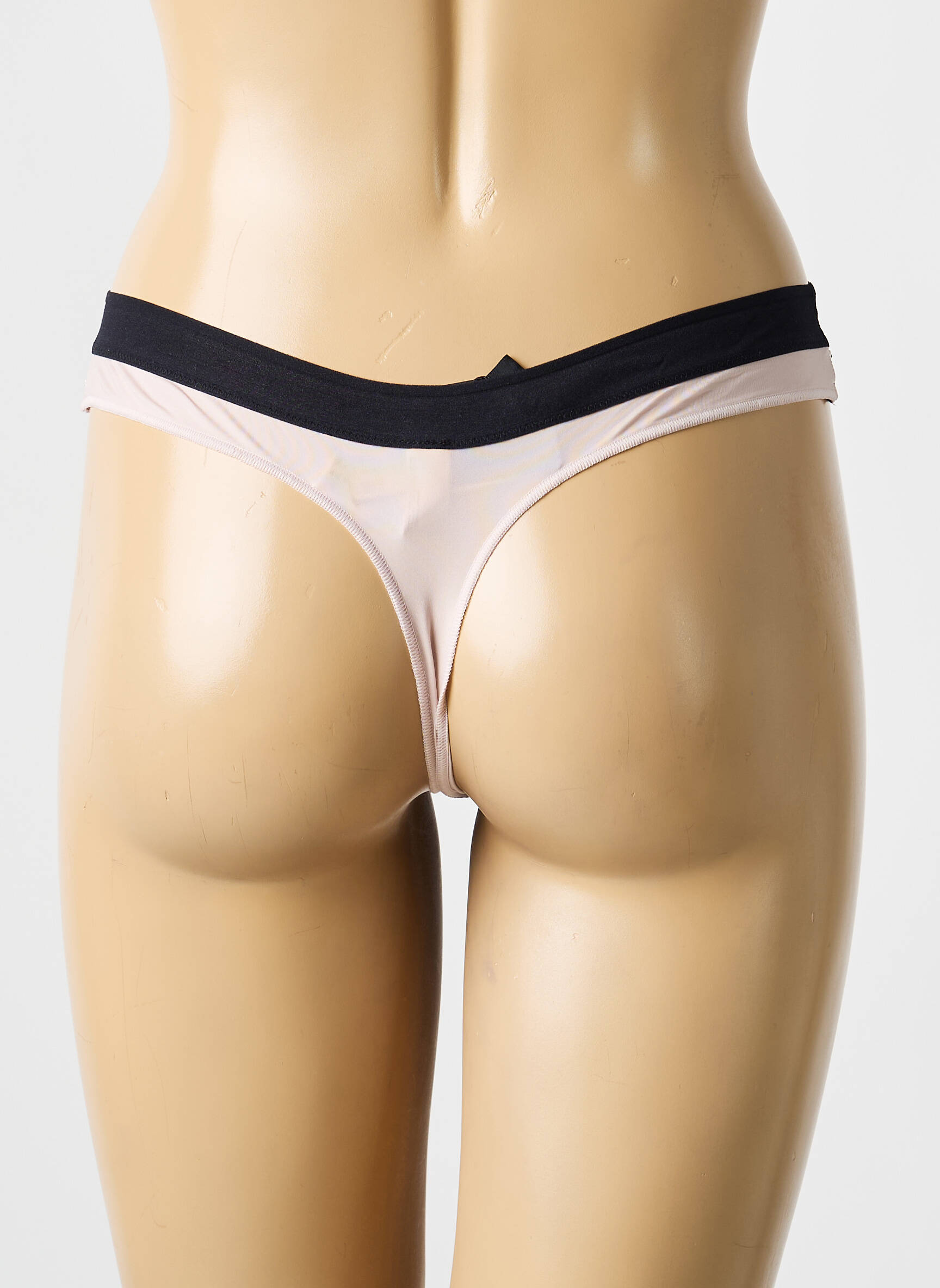 Tanga permatomas tiulis juodas MARIE JO moteris