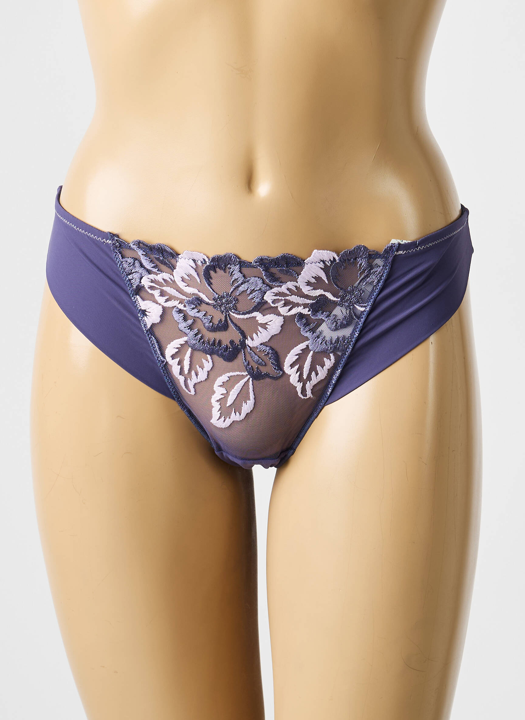 Tanga tamprumas violetinis SIMONE PERELE moteris