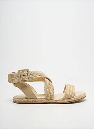 Espadrilės amortizuojančios pado tipas plokščias kulnas iki 3 cm bežinis IKKS moteris