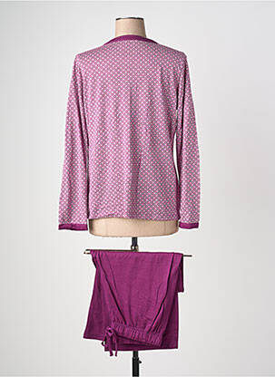 Pižama jersio audimas violetinis IMPETUS moteris