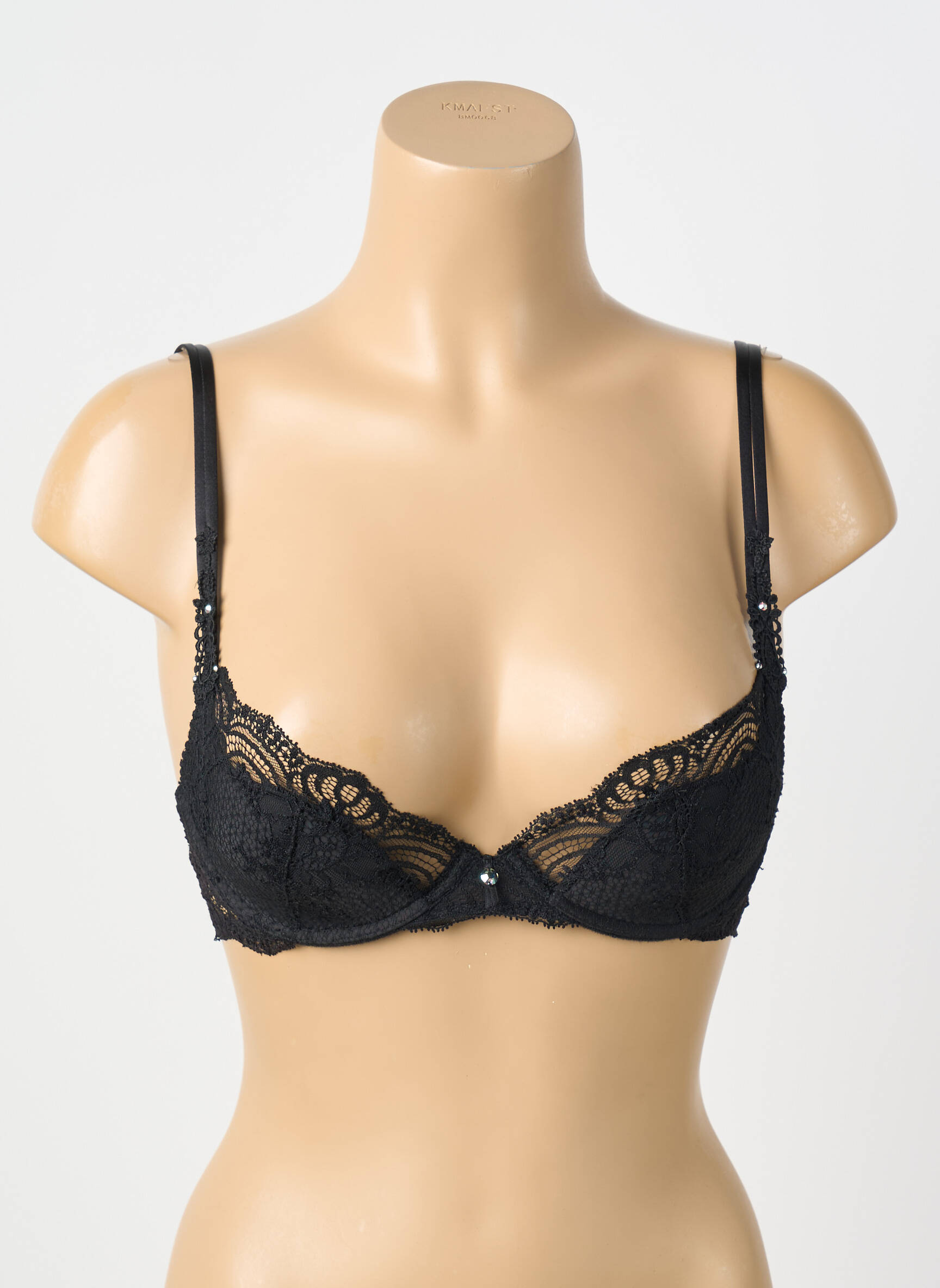 Liemenėlė push-up liemenėlė su aukštu palaikymu push-up liemenėlė su aukštu palaikymu juodas LISE CHARMEL moteris