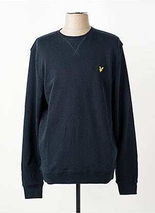 Mikroskopas tamprumas ilgos rankovės mėlyna LYLE & SCOTT vyras