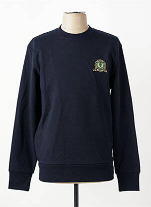 Mikroskopas tamprumas ilgos rankovės mėlyna FRED PERRY vyras