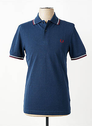 Polo centrinė iškirptė trumpas rankovės mėlyna FRED PERRY vyras