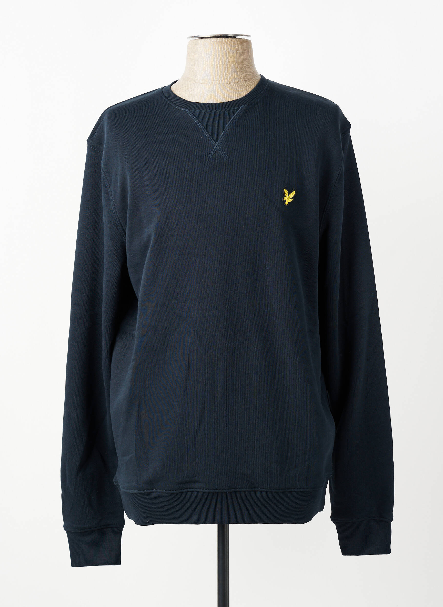 Mikroskopas tamprumas ilgos rankovės mėlyna LYLE & SCOTT vyras