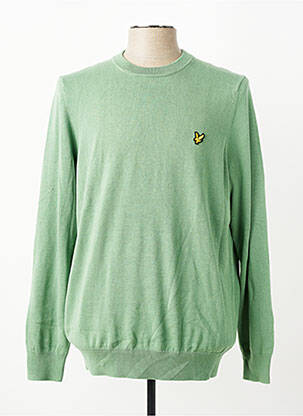 Megztinis tamprumas ilgos rankovės žalias LYLE & SCOTT vyras