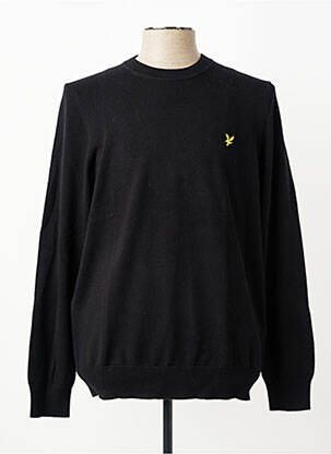 Megztinis tamprumas ilgos rankovės juodas LYLE & SCOTT vyras