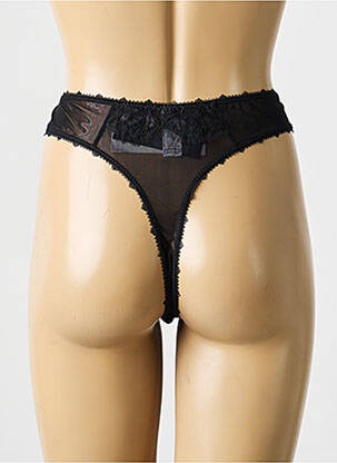Tanga tamprumas juodas EMPREINTE moteris
