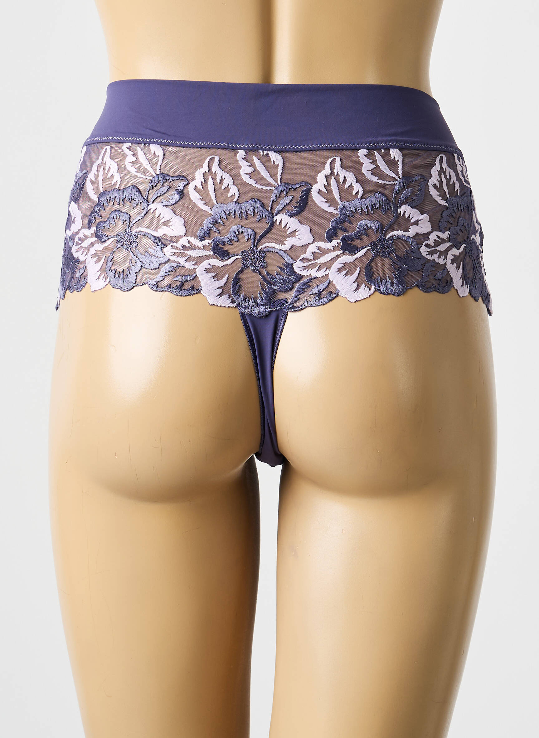 Tanga tamprumas violetinis SIMONE PERELE moteris