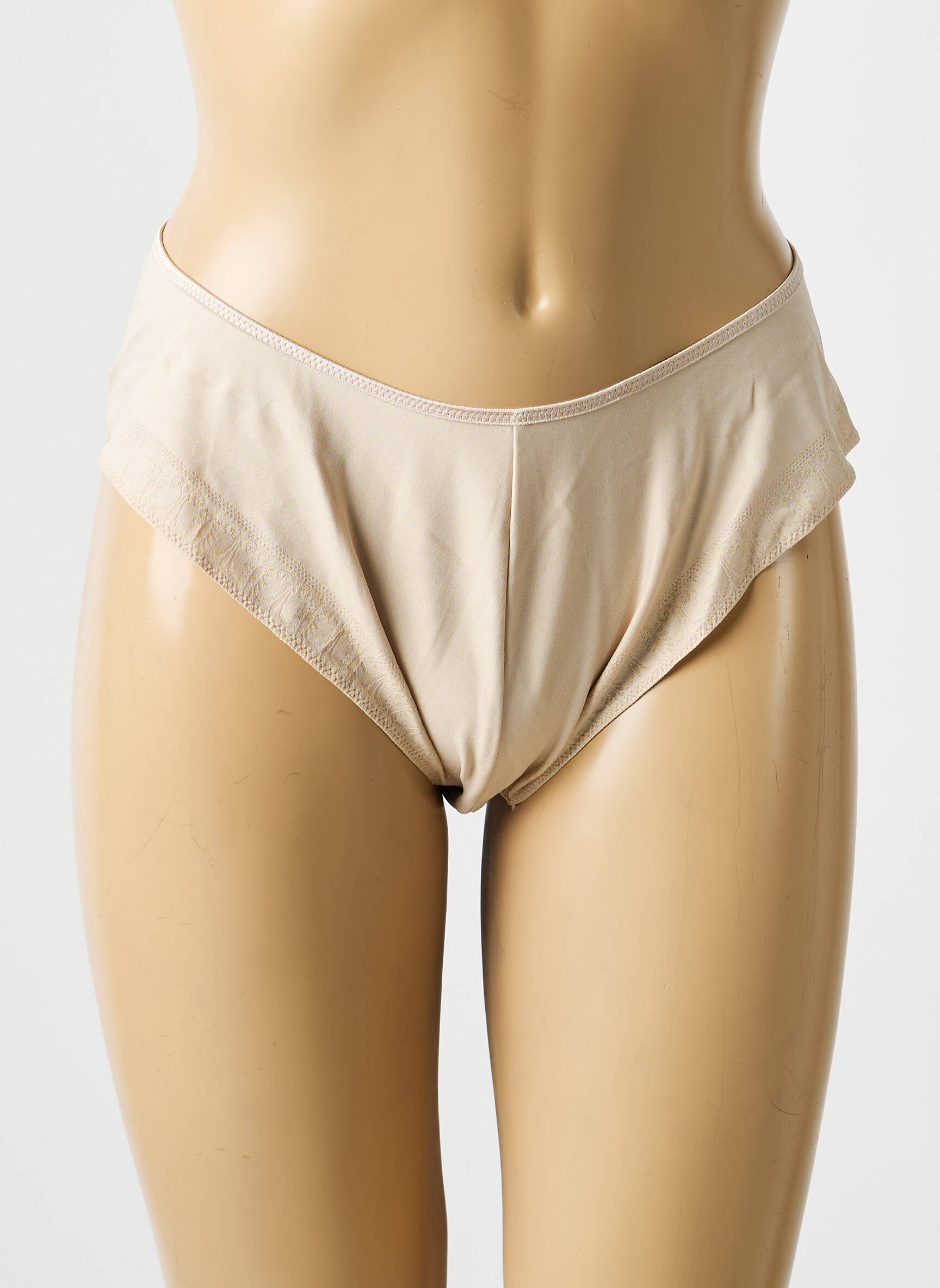 Tanga satino audinys kremas CHANTELLE moteris