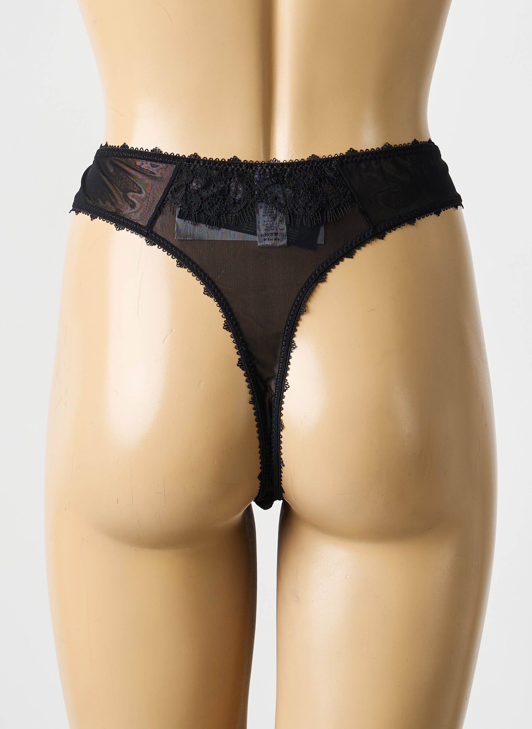 Tanga tamprumas juodas EMPREINTE moteris