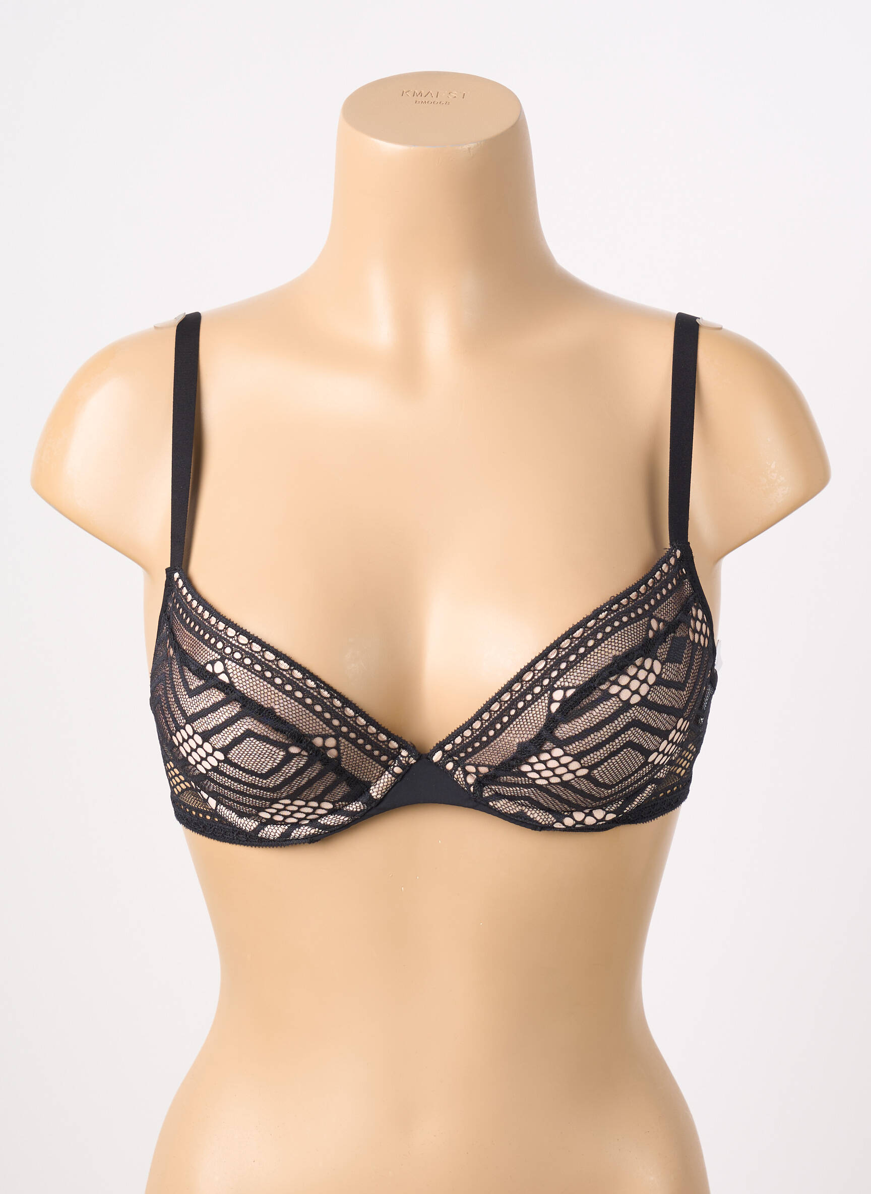 Liemenėlė push-up liemenėlė su aukštu palaikymu push-up liemenėlė su aukštu palaikymu juodas PASSIONATA moteris