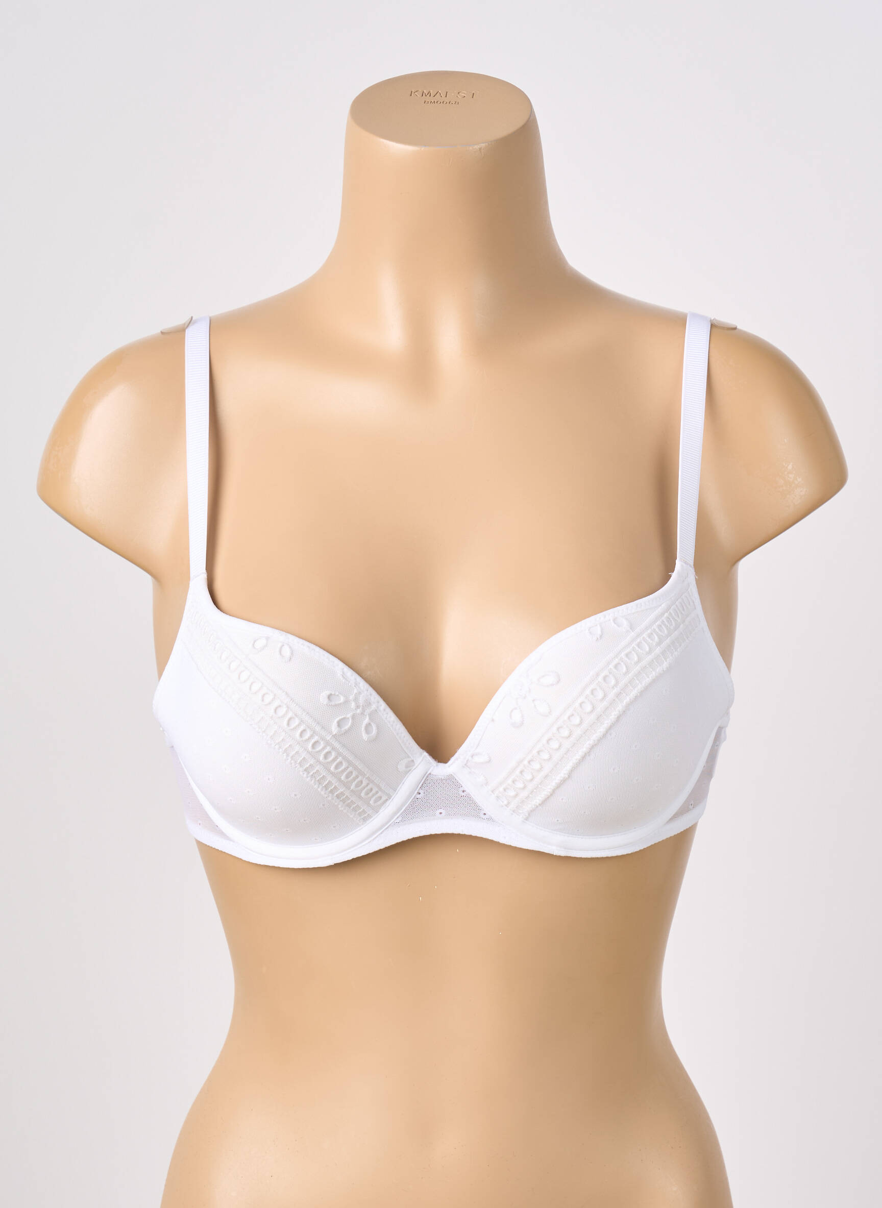 Liemenėlė push-up liemenėlė su aukštu palaikymu push-up liemenėlė su aukštu palaikymu baltas PASSIONATA moteris