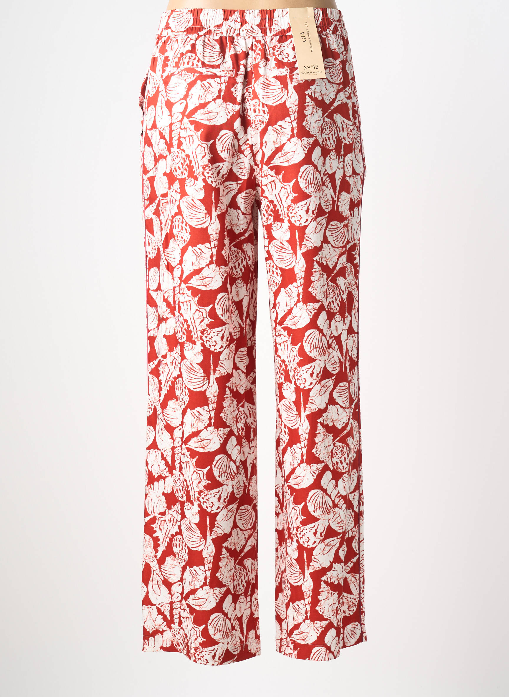 Tiesi kelnė elastinė dydis raudona SCOTCH & SODA moteris