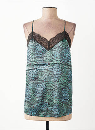 Viršūnė tamprumas plonos dirželiai mėlyna SCOTCH & SODA moteris
