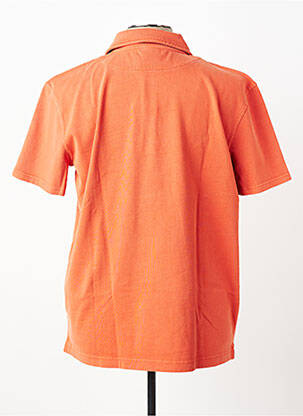 Polo jersey audinys trumpas rankovės oranžinė MOUSQUETON vyras