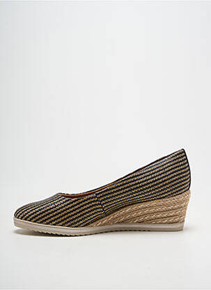 Espadrilės amortizuojančios pado tipas kulnas nuo 4 iki 6 cm juodas TAMARIS moteris