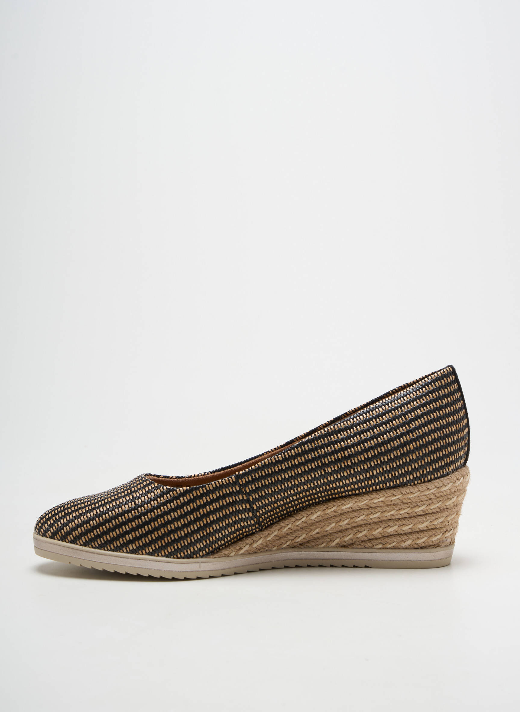 Espadrilės amortizuojančios pado tipas kulnas nuo 4 iki 6 cm juodas TAMARIS moteris